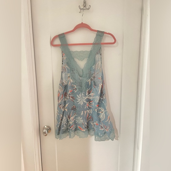 Free People Lace Trim Top - Picture 3 of 5